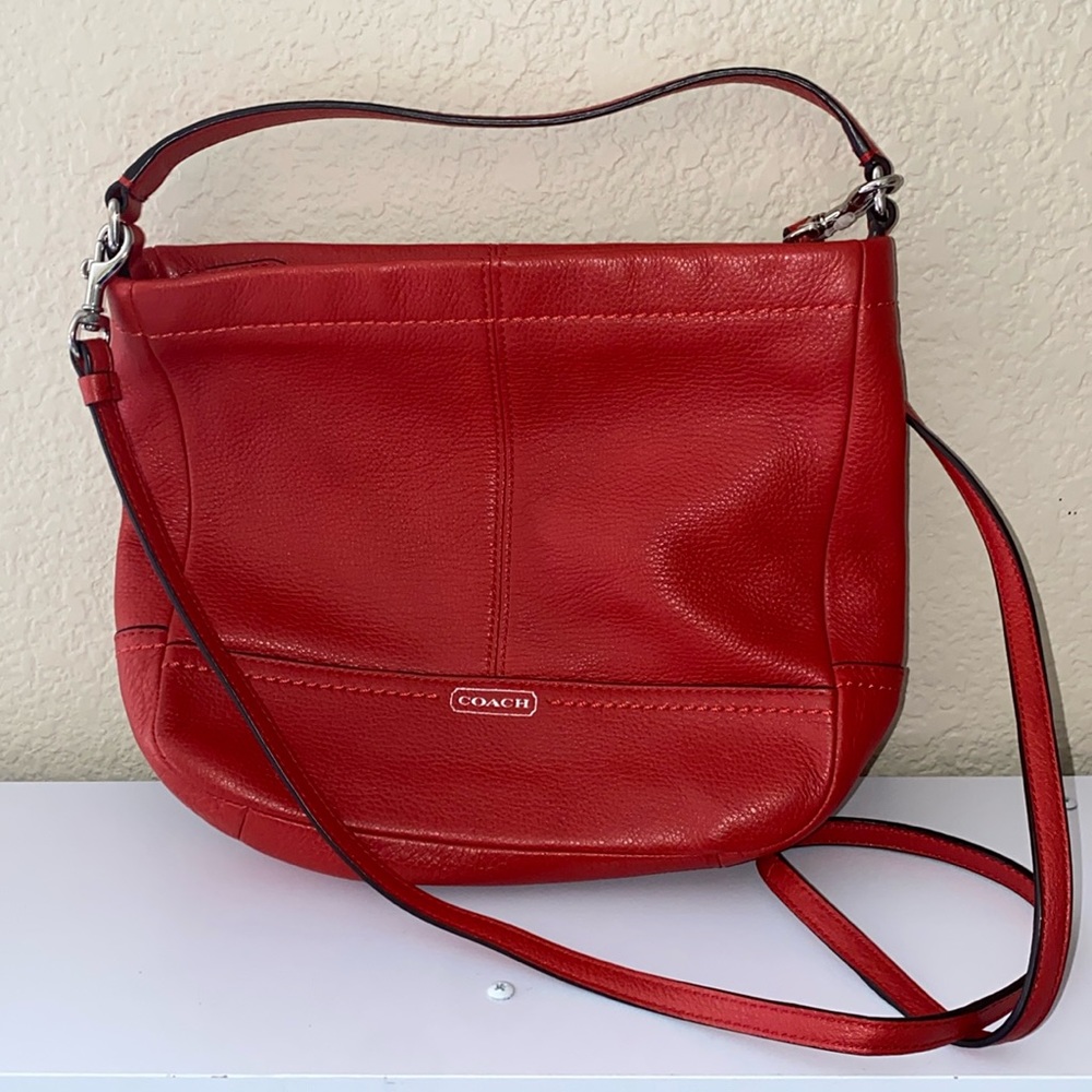 COACH Park Leather Mini Duffle Crossbody